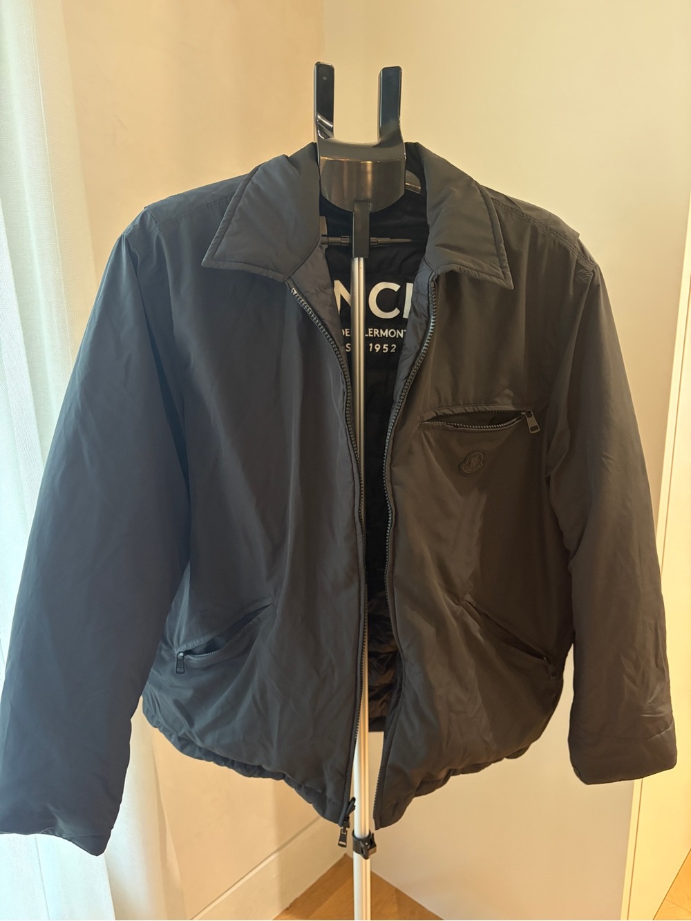 Moncler reversible Black Men's Lightweight Bomber Jacket